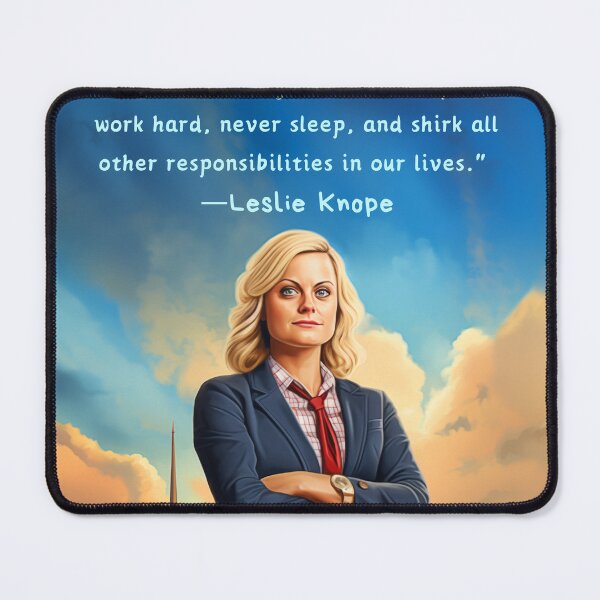 Item preview, Leslie Knope / Amy Poehler inspo quote (inspirational) designed and sold by GirlyGamerAU.