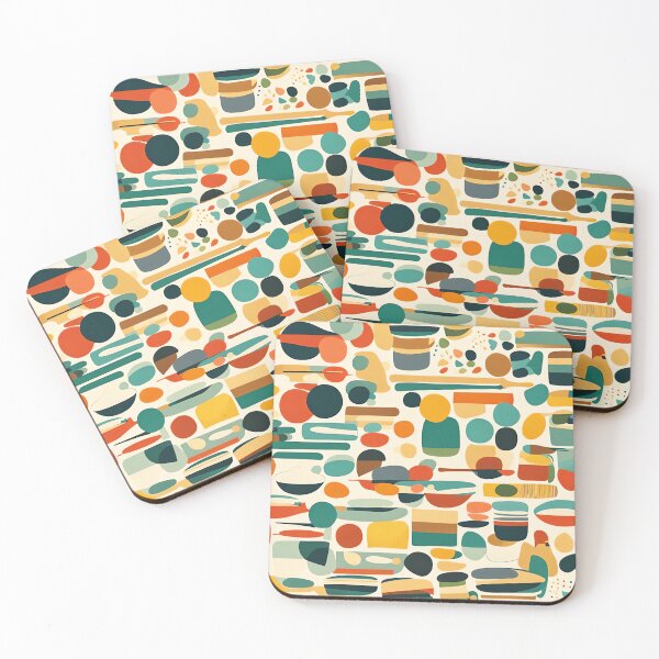 Item preview, Retro shapes designed and sold by Joanne Walsh.