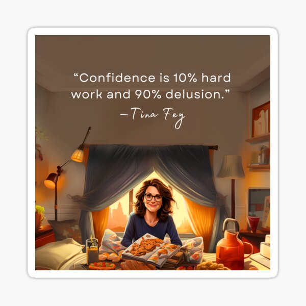 Artikel-Vorschau von Tina Fey / Liz Lemon Inspo-Zitat (inspirierend), designt und verkauft von GirlyGamerAU.