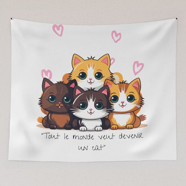 Item preview, "Everyone wants to become a cat" designed and sold by calidouxandco.