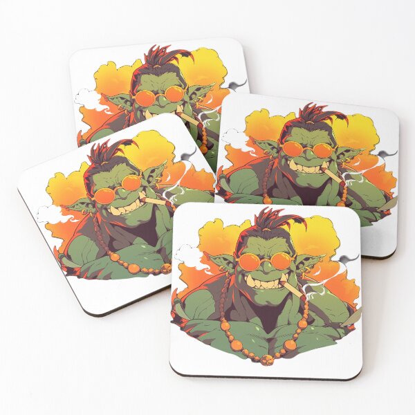 Item preview, Coolness Overload: The Smilin' Smokin' Orc in Shades designed and sold by GruumchsGoods.