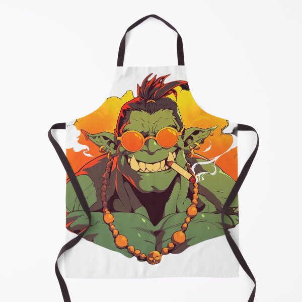 Item preview, Coolness Overload: The Smilin' Smokin' Orc in Shades designed and sold by GruumchsGoods.