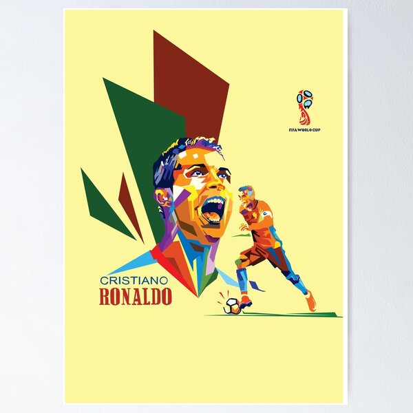 Poster Cristiano Ronaldo 48x33cm Cr7 Futbol Mundial D07 Pose