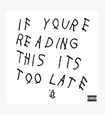Drake Photographic Print