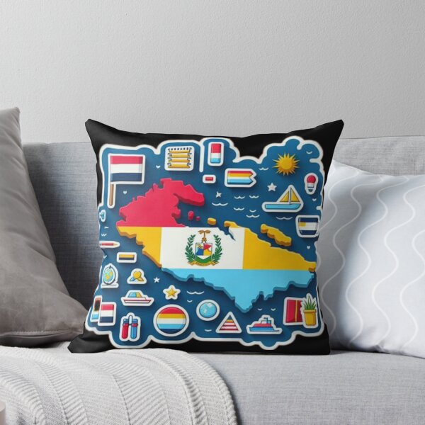 Aperçu de l'œuvre Bonaire Antilles néerlandaises Rétro créée et vendue par Cutebll.