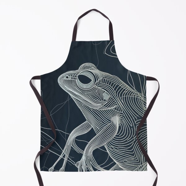 Item preview, Frog in Harmony: Abstract Dance of Lines and Colors designed and sold by Piotrek0001.