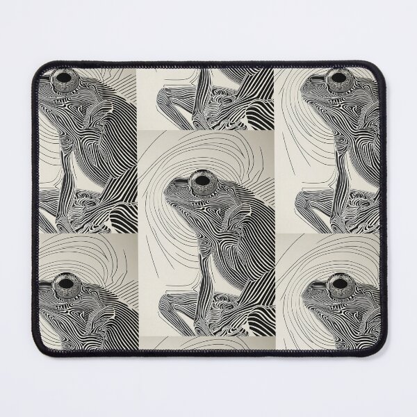 Item preview, Frog in Harmony: Abstract Dance of Lines and Colors designed and sold by Piotrek0001.