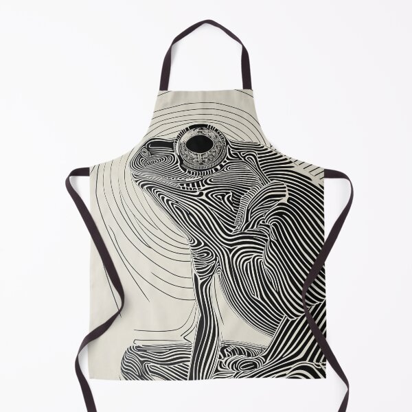 Item preview, Frog in Harmony: Abstract Dance of Lines and Colors designed and sold by Piotrek0001.
