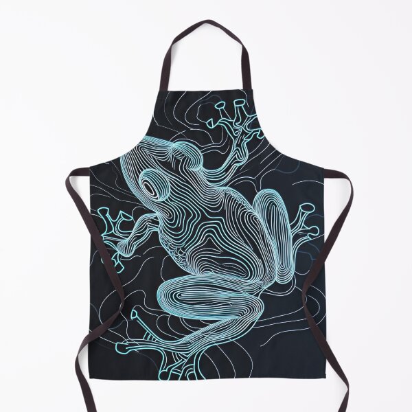 Item preview, Frog in Harmony: Abstract Dance of Lines and Colors designed and sold by Piotrek0001.
