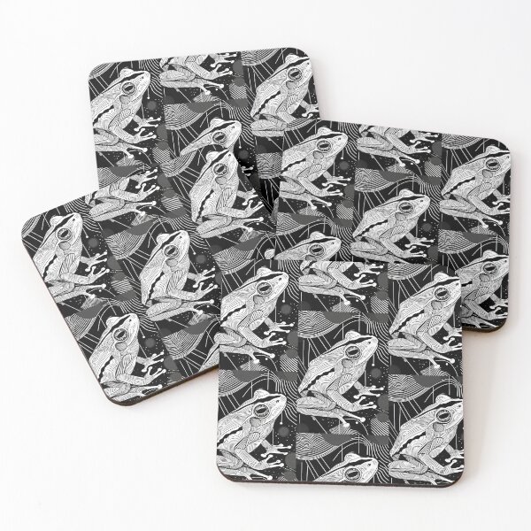 Item preview, Frog in Harmony: Abstract Dance of Lines and Colors designed and sold by Piotrek0001.