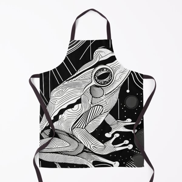 Item preview, Frog in Harmony: Abstract Dance of Lines and Colors designed and sold by Piotrek0001.