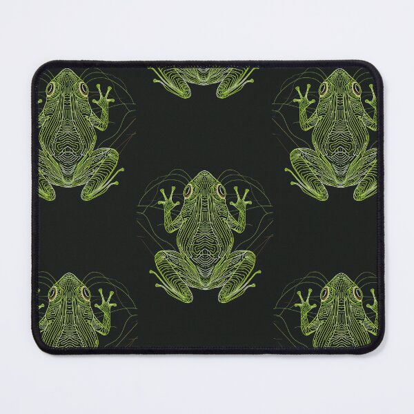 Item preview, Frog in Harmony: Abstract Dance of Lines and Colors designed and sold by Piotrek0001.