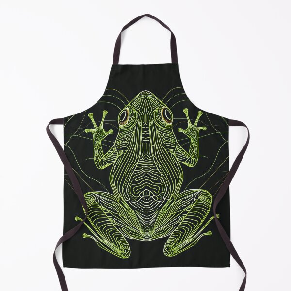 Item preview, Frog in Harmony: Abstract Dance of Lines and Colors designed and sold by Piotrek0001.
