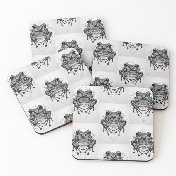 Item preview, Frog in Harmony: Abstract Dance of Lines and Colors designed and sold by Piotrek0001.