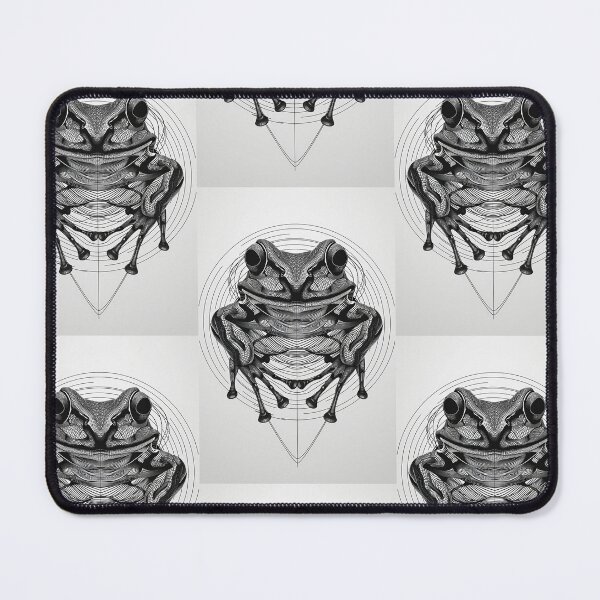 Item preview, Frog in Harmony: Abstract Dance of Lines and Colors designed and sold by Piotrek0001.