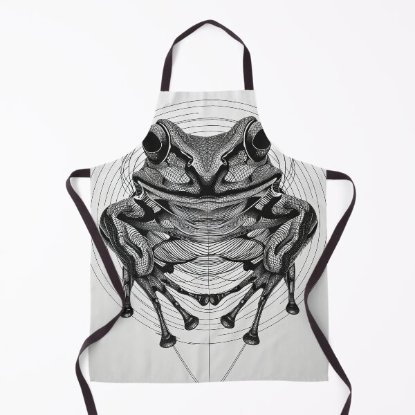 Item preview, Frog in Harmony: Abstract Dance of Lines and Colors designed and sold by Piotrek0001.