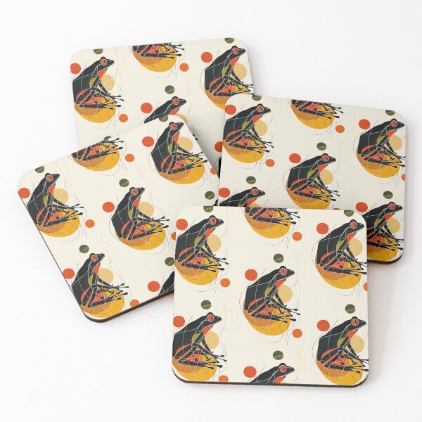 Item preview, Frog in Harmony: Abstract Dance of Lines and Colors designed and sold by Piotrek0001.