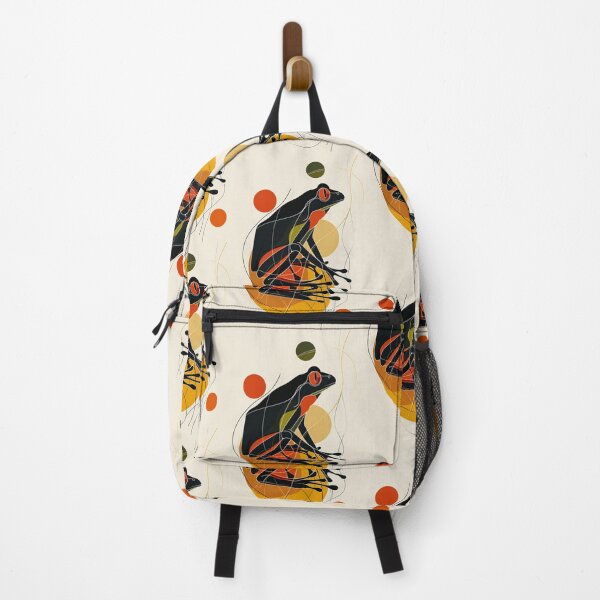 Item preview, Frog in Harmony: Abstract Dance of Lines and Colors designed and sold by Piotrek0001.