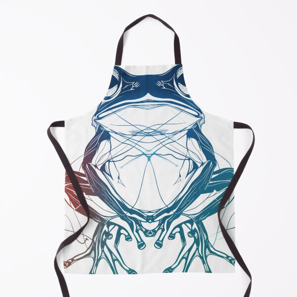 Item preview, Frog in Harmony: Abstract Dance of Lines and Colors designed and sold by Piotrek0001.