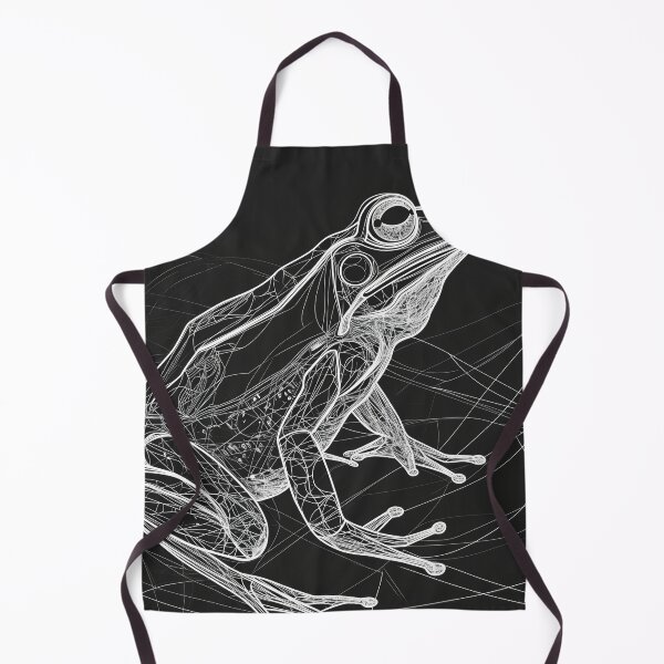 Item preview, Frog in Harmony: Abstract Dance of Lines and Colors designed and sold by Piotrek0001.