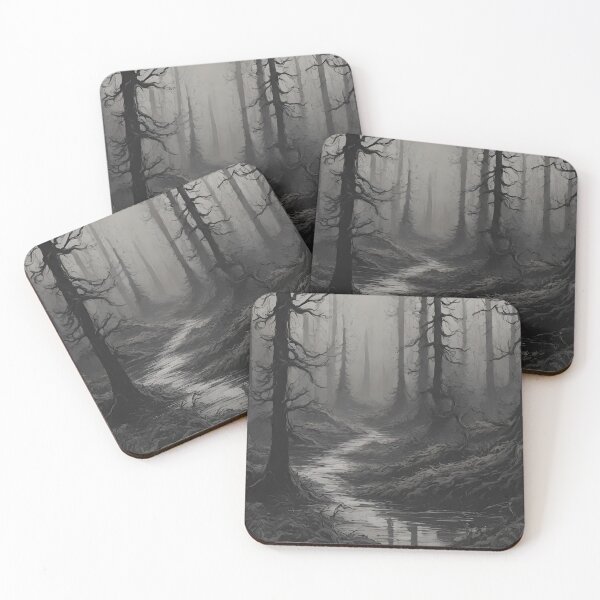 Item preview, Dark forest, stream. designed and sold by Slowianeczka.