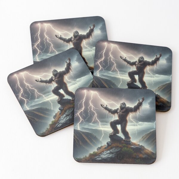 Item preview, "Thunder" - Bigfoot / Sasquatch Original Artwork designed and sold by Crypto Tography.