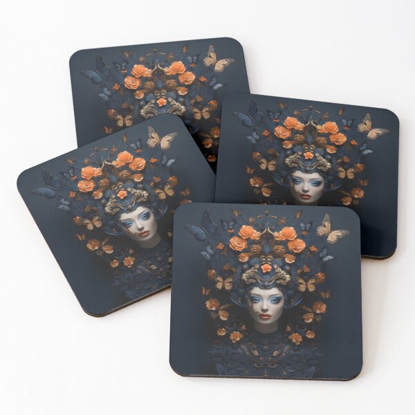 Item preview, Regal Aura - The Sapphire Butterfly Queen designed and sold by shadowpalette.
