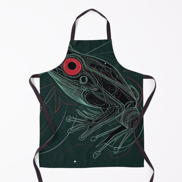 Item preview, Frog in Harmony: Abstract Dance of Lines and Colors designed and sold by Piotrek0001.