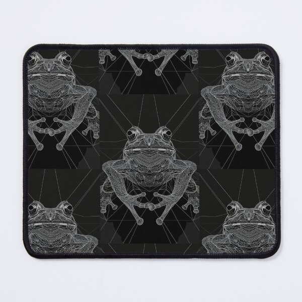 Item preview, Frog in Harmony: Abstract Dance of Lines and Colors designed and sold by Piotrek0001.