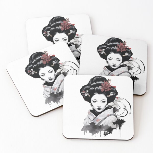 Item preview, Mystic Elegance: Portrait of a Geisha_4 designed and sold by BorczVisuals.