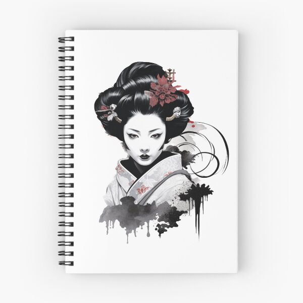 Item preview, Elegancia mística: retrato de una geisha_4 designed and sold by BorczVisuals.