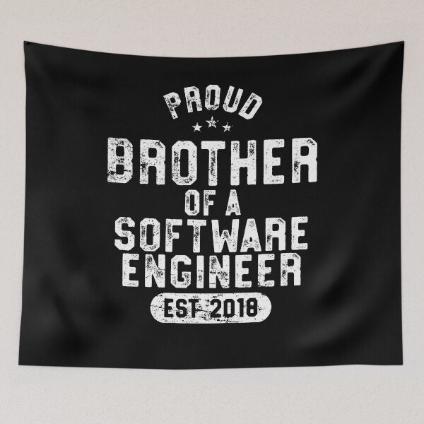 Item preview, Proud Brother Of Software Engineer Shirt 2018 Graduate T-Shirt designed and sold by 14thFloor.