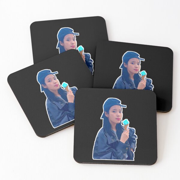 Item preview, IU eat ice cream designed and sold by Aiyinyangart.
