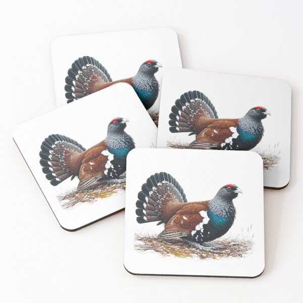 Item preview, Scottish Capercaillie on Stony Ground Pen and Ink designed and sold by EdgyEdgeArt.