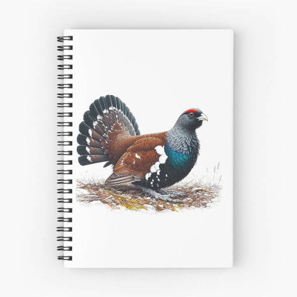 Item preview, Scottish Capercaillie on Stony Ground Pen and Ink designed and sold by EdgyEdgeArt.
