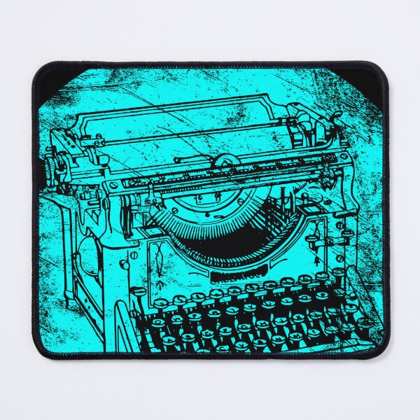 Item preview, VINTAGE DISTRESSED MANUAL TYPEWRITER TURQUOISE designed and sold by Marni Scofidio Desi9ns.