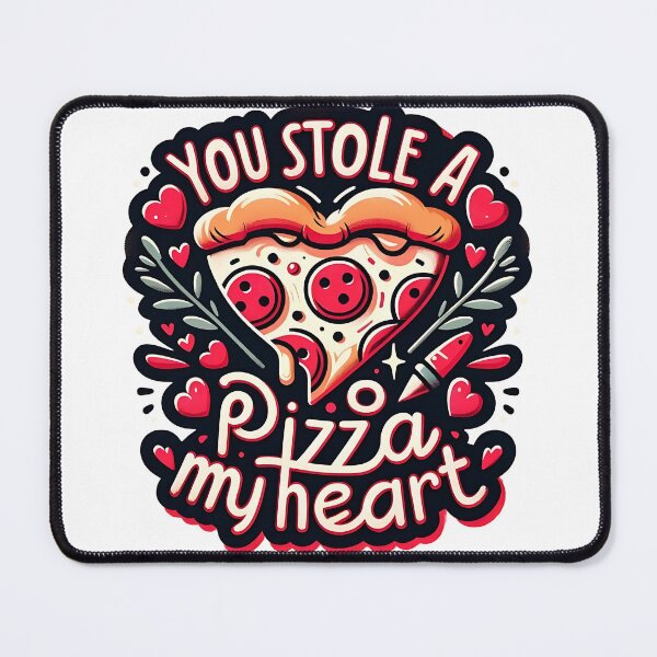 Item preview, Valentines Day Pizza Graphic Pun Design designed and sold by Lisa Pearlman.