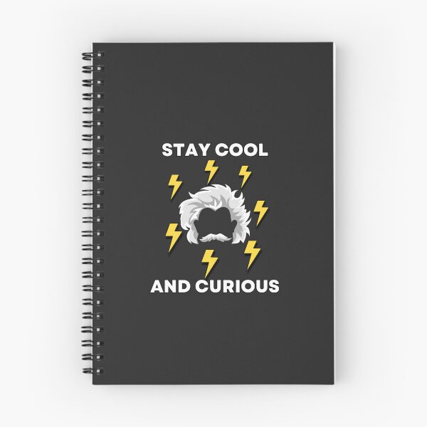 Item preview, Stay cool and curious - Einstein hair style and thunderbolts designed and sold by MrLAS.