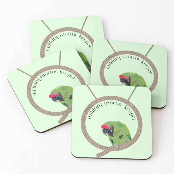 Item preview, Military Macaw Keeper designed and sold by Meggie-moos.