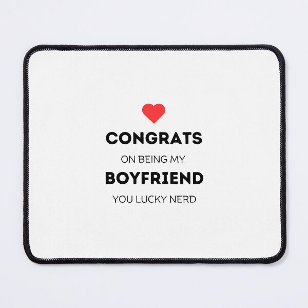 Item preview, Congrats On Being My Boyfriend nerd designed and sold by santoshputhran.