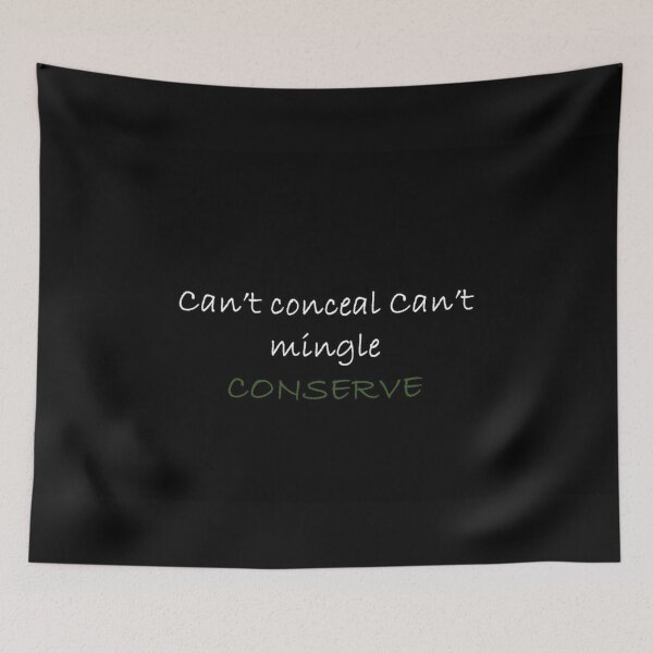 Item preview, Can't Conceal, Can't Mingle designed and sold by annenambiro.