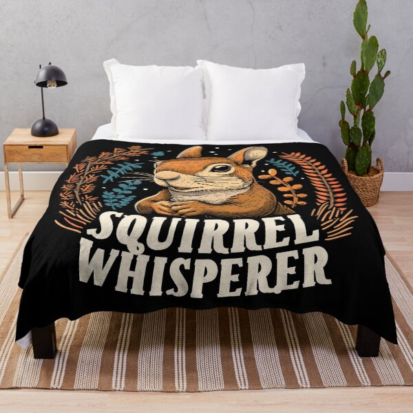 Item preview, Squirrel Whisperer, squirrel animal mom, dad, owner saying, for people who love squirrels designed and sold by NBSStore.