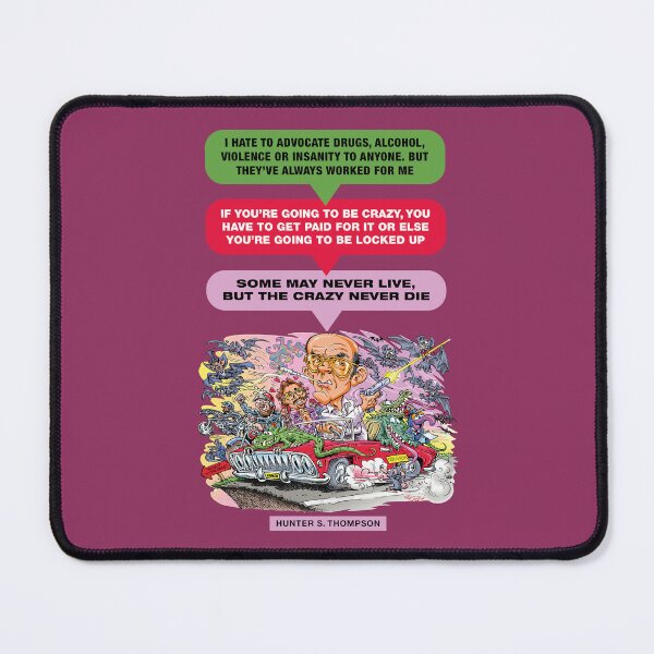 Item preview, Hunter S. Thompson - An illustration by Paul Cemmick designed and sold by TIGERDAVER.