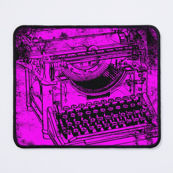 Item preview, VINTAGE DISTRESSED MANUAL TYPEWRITER FUCHSIA designed and sold by Marni Scofidio Desi9ns.