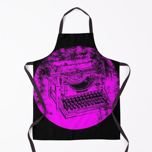Item preview, VINTAGE DISTRESSED MANUAL TYPEWRITER FUCHSIA designed and sold by Marni Scofidio Desi9ns.