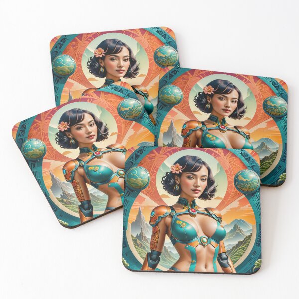 Item preview, Colourful Space Girl 80s Style    designed and sold by NPC-Trader.