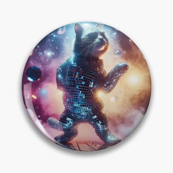 Item preview, Dancing Disco Cat  designed and sold by mynameisblank.