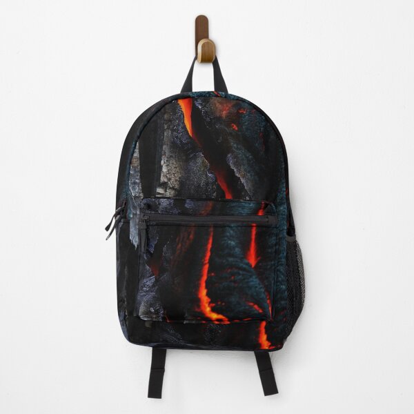 Item preview, Dark black burning lava of volcano eruption scene designed and sold by chandira11.
