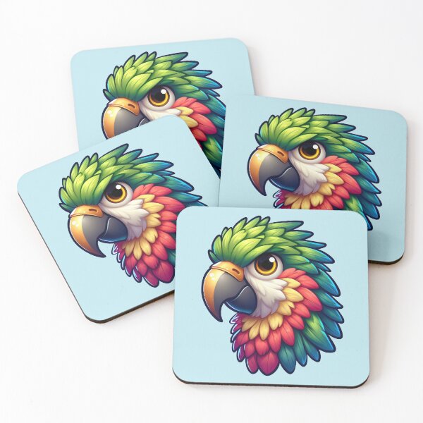 Item preview, colorful parrot cute designed and sold by winaidigidesign.