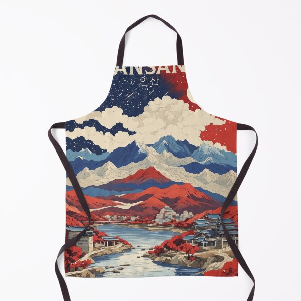 Item preview, Ansan South Korea Starry Night Tourism Vintage Poster 2 designed and sold by TravelersGems.